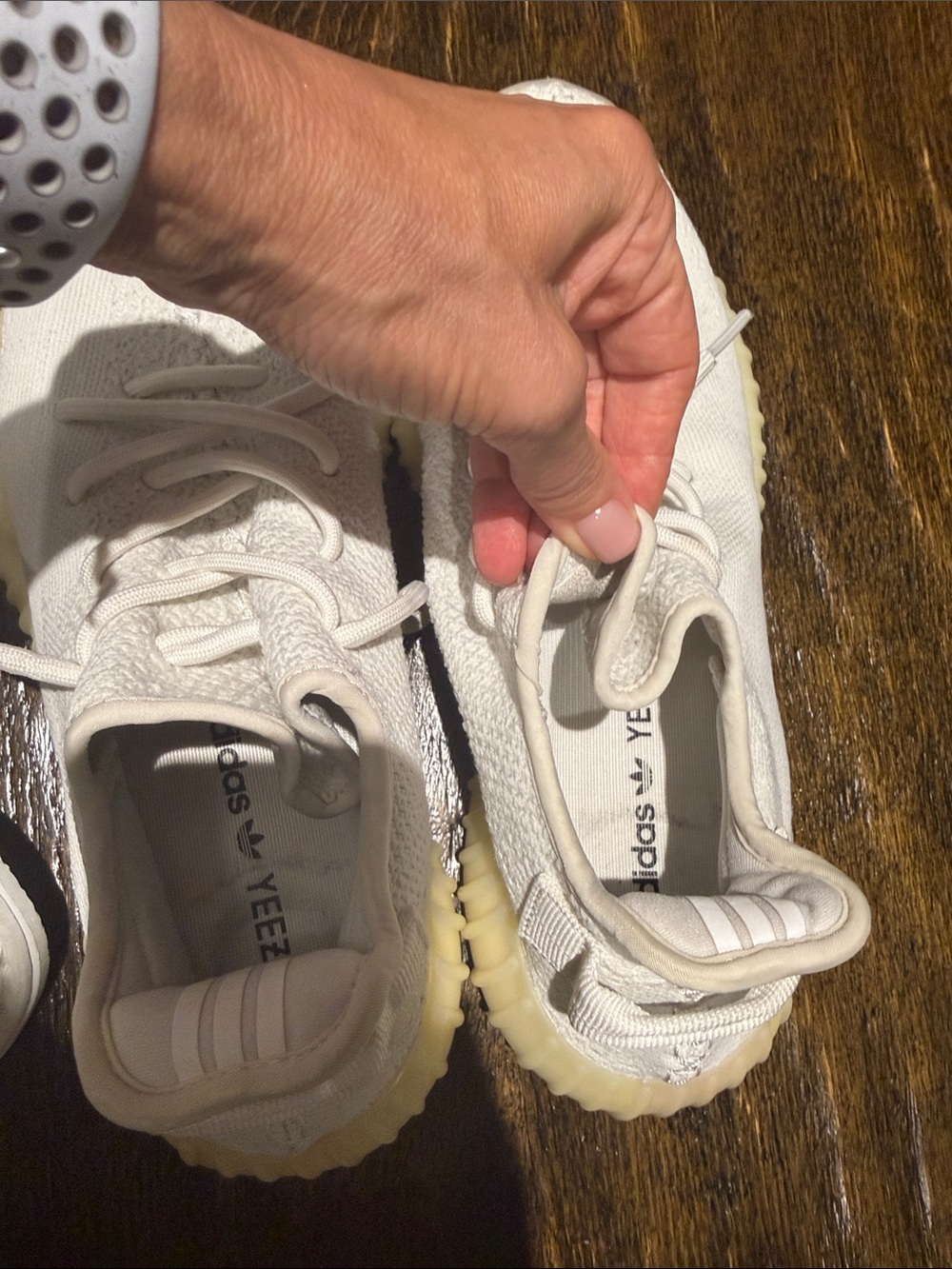 Yeezy White Men's Sneaker - Picture 9 of 10